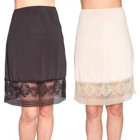 2022 Women&#39;s Waist Intimate Half Slip Lady Under skirt Petticoat Half Slips skirt